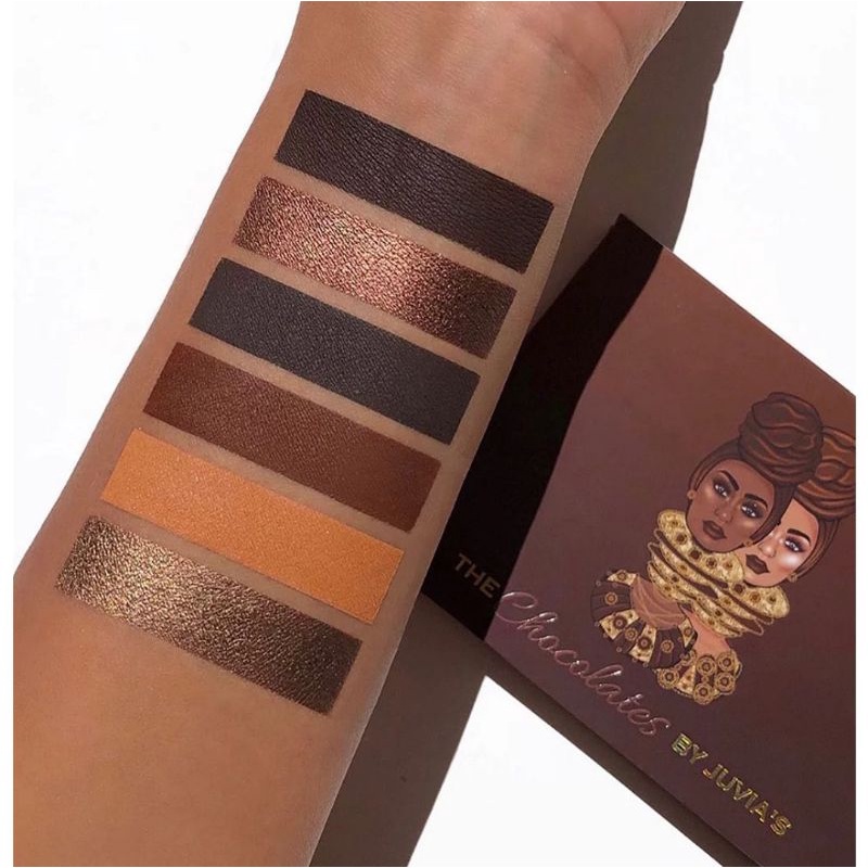 JUVIAS PLACE EYESHADOW PALETTE THE CHOCOLATES , THE NUDES , THE BLUSHED ROSE BY JUVIA'S