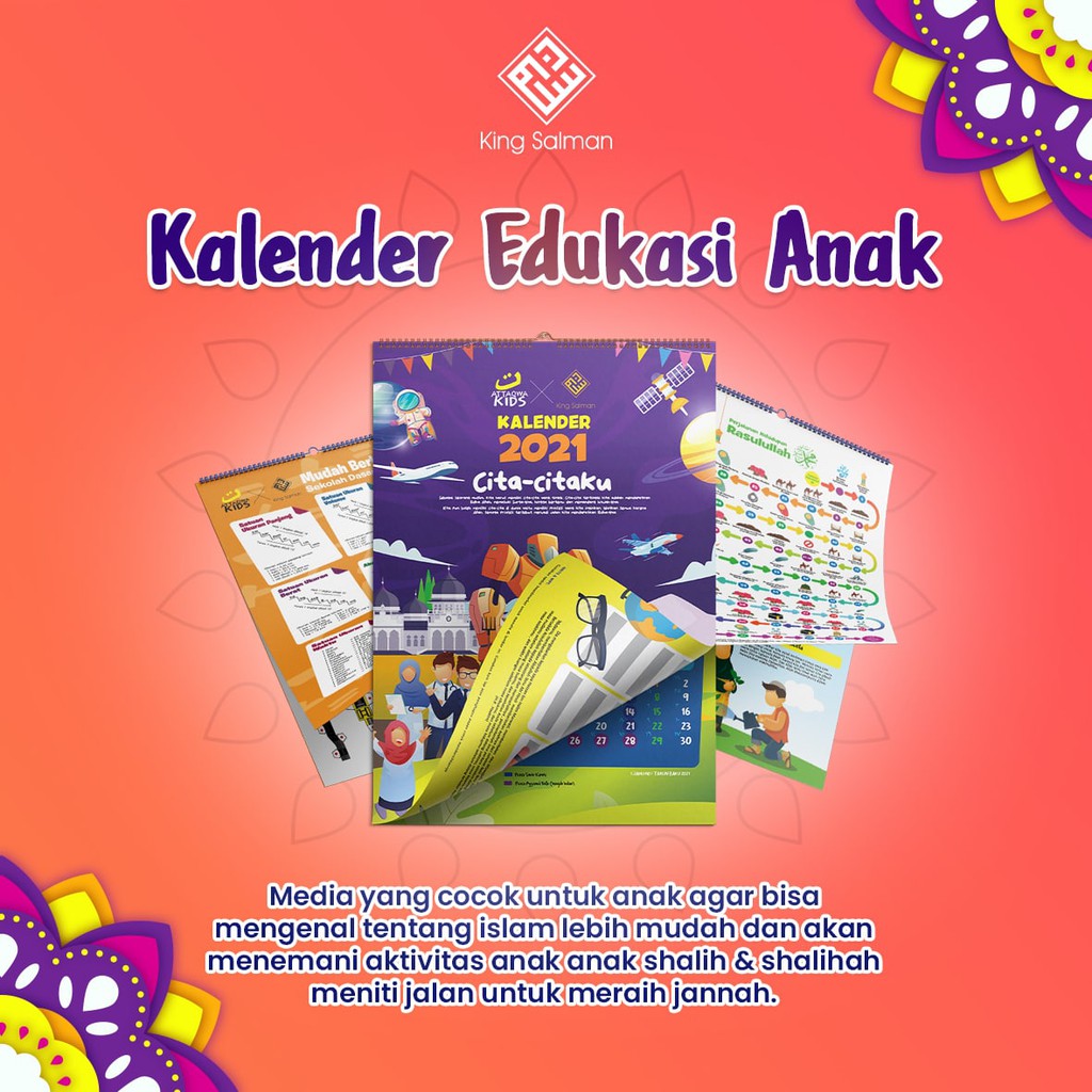 

Kalender Edukasi Anak 2021 Tema Cita citaku Bisa COD