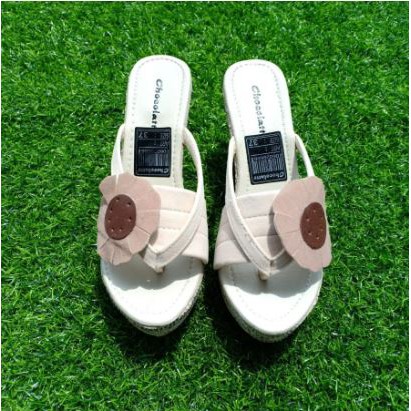 sandal wedges bunga