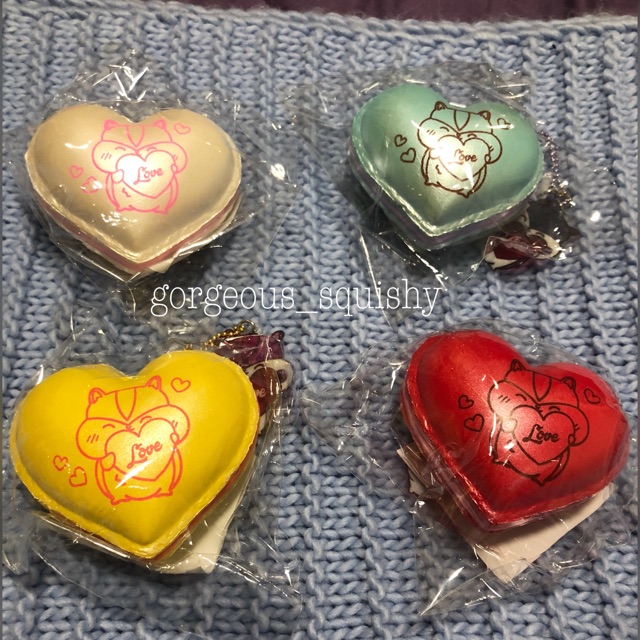 Squishy licensed poli heart macaroon by popular boxes (popular)