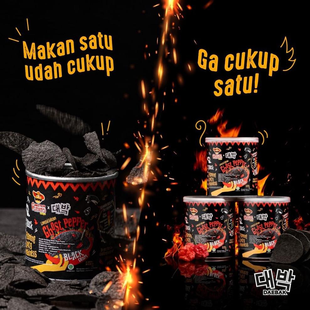

Baru↓ PAQUI Mister Potato Ghost Pepper X Daeblak Mamee Keripik Kentang Pedas Hot Spicy Exp 2024 53 ↓