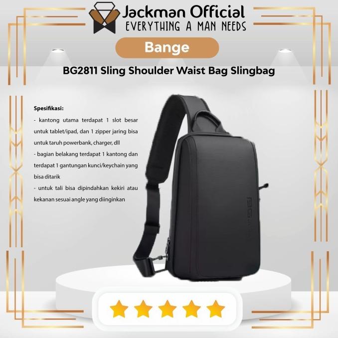 BANGE BG2811 Sling Shoulder Waist Bag Slingbag - Tas Selempang Pria