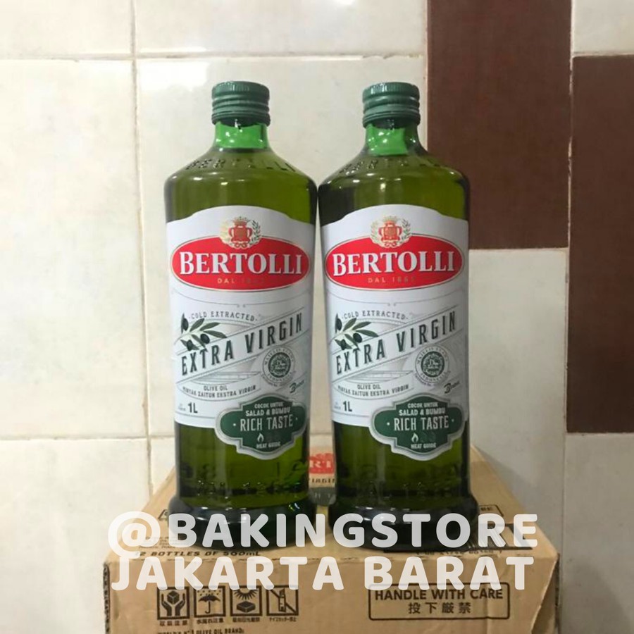 

Bertolli Olive Oil Extra Virgin - Minyak Zaitun 1 Liter