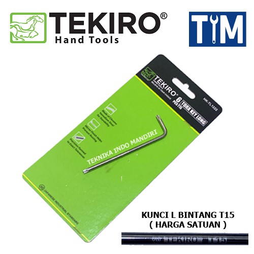 TEKIRO Kunci L Bintang T15 / Torx Key Long T15 (ECERAN)