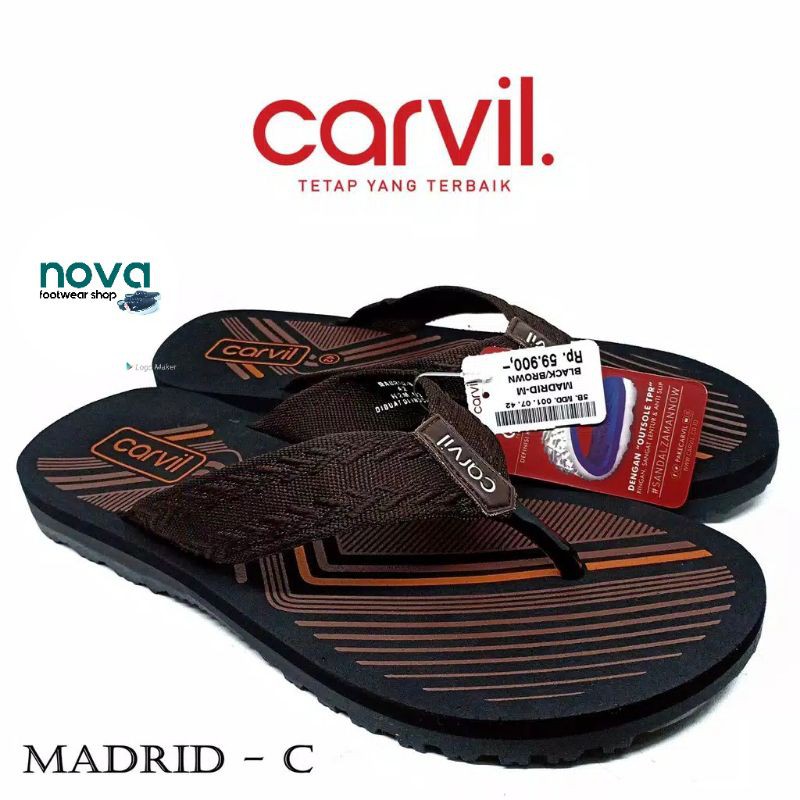 Sandal jepit Carvil Madrid