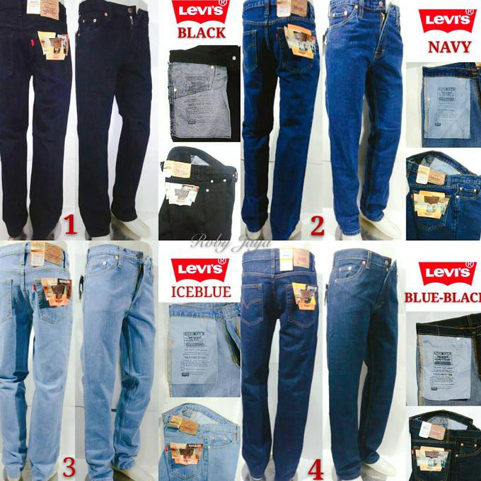 Diskon Celana Jeans Pria Levis505 Regular Fit - Hitam, 28 Terbaru