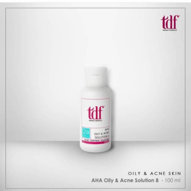 TDF derma formula AHA & acne solution 8