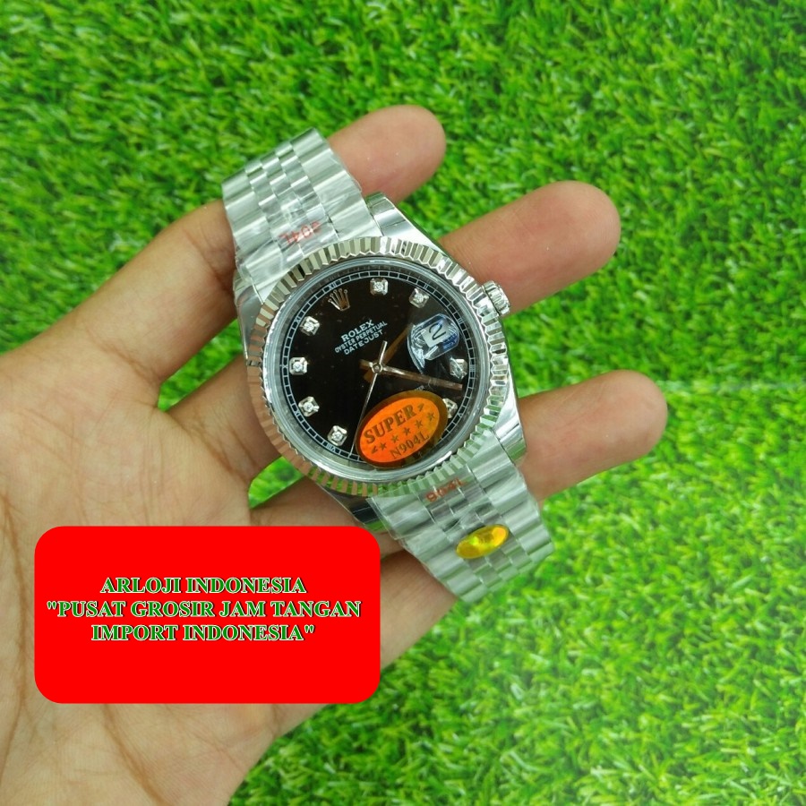 New Rolex Datejust 41mm Black Diamond Dial 126334 Garansi 1th