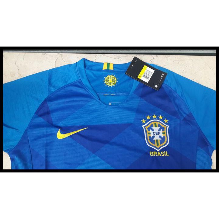 (Murah) Jersey Bola Brazil Away World Cup 2018 Grade Ori