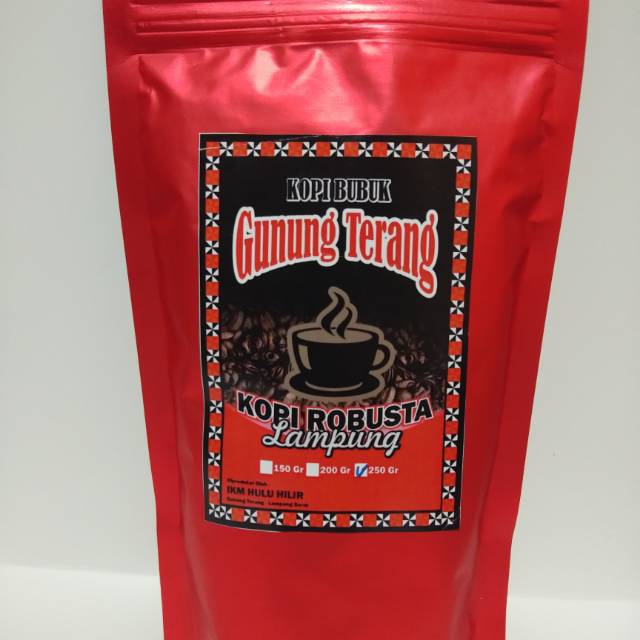 

bubuk kopi robusta lampung