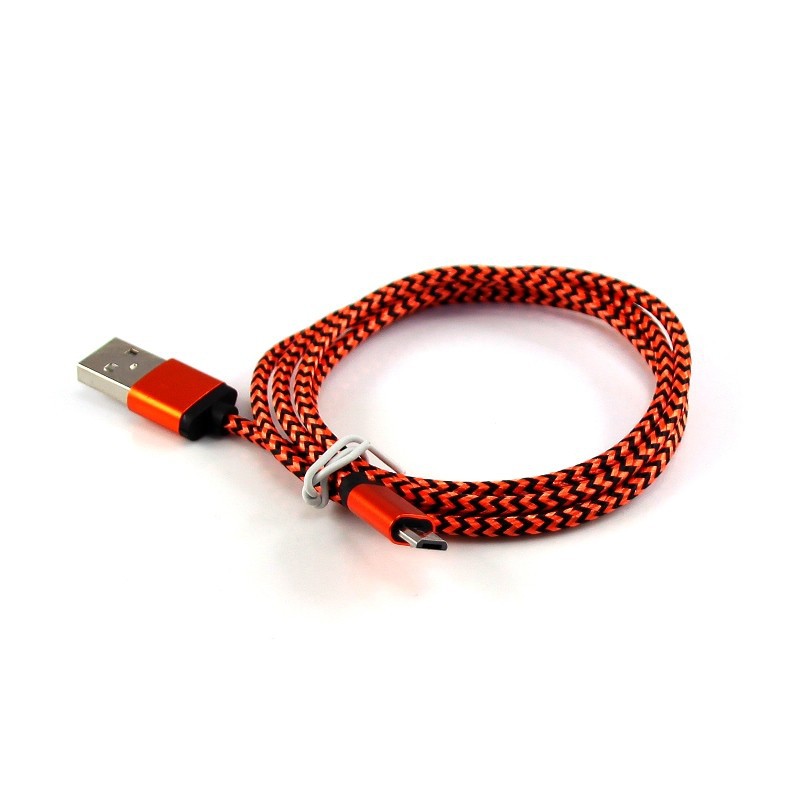 (PROMO TERMURAH) Kabel USB Micro Snake Skin Edition Panjang 1 Meter