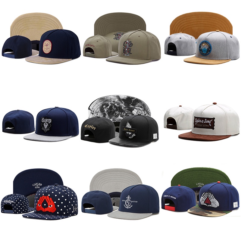 Topi Snapback Motif Bordir Gaya Hawaii Untuk Pria Dan Wanita