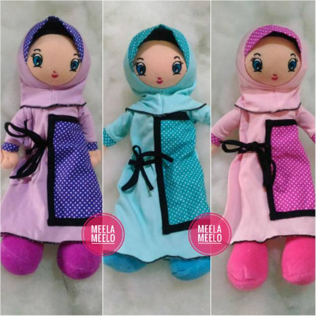 Baju boneka muslimah Anak superlucu termurah grosir