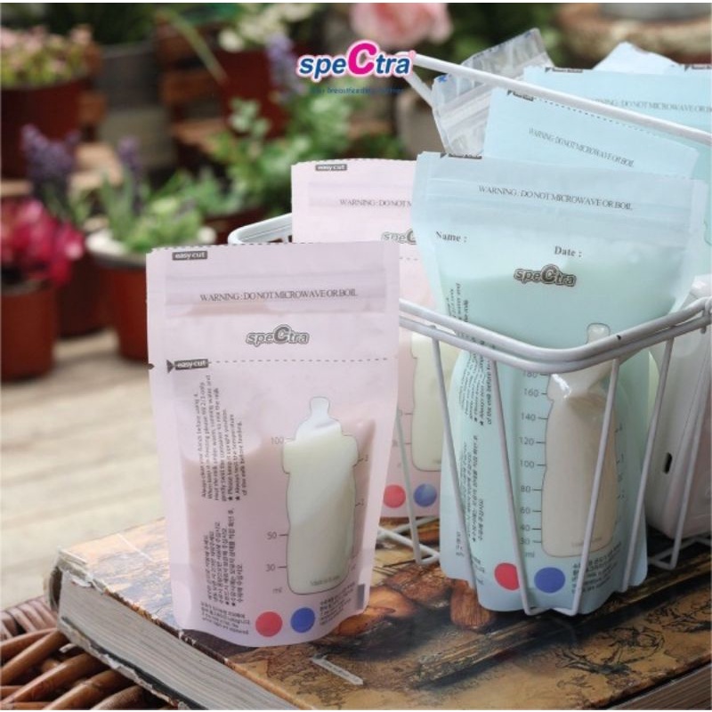 Spectra Kantong ASI 100 ml &amp; 200 ml/Disposable Colostrum ( Breast Milk) Bags