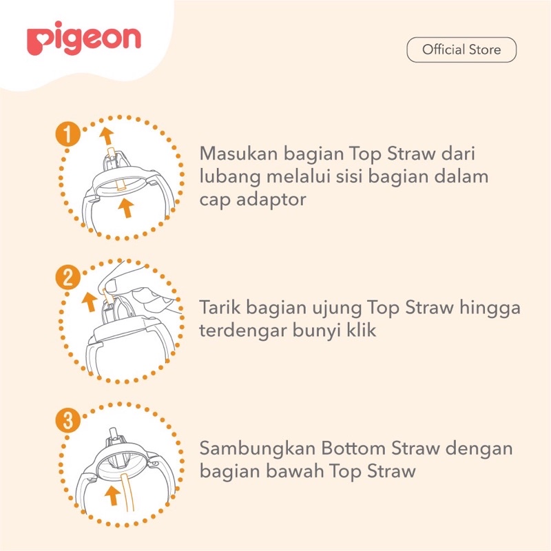 REFILL SEDOTAN PIGEON MAG MAG ISI 1 PCS  PIGEON PETITE SPARE STRAW