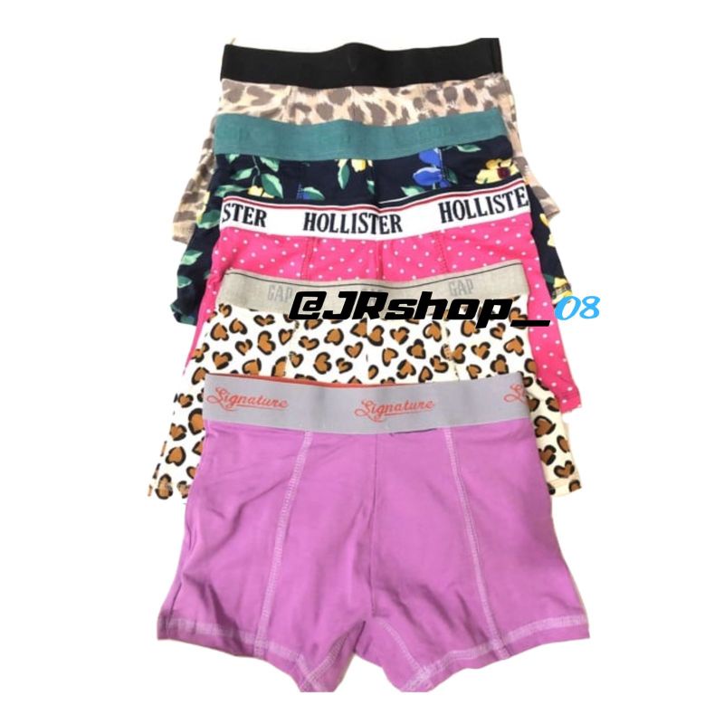 kodian Cd BOXER WANITA (isi 20pcs) / celana dalam wanita / boxee cewek