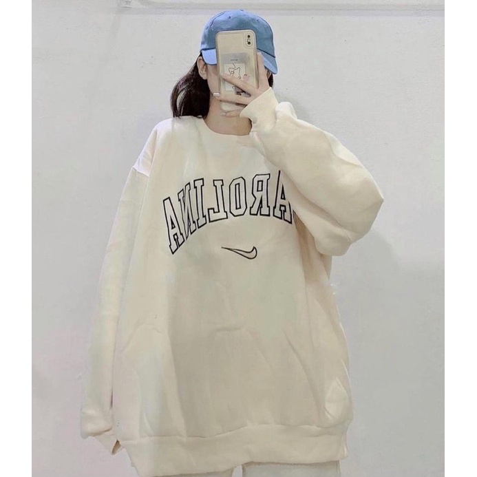 CAROLINA OVERSIZE SWEATER | OBLONG | CREWNECK | SWEATER WANITA MURAH