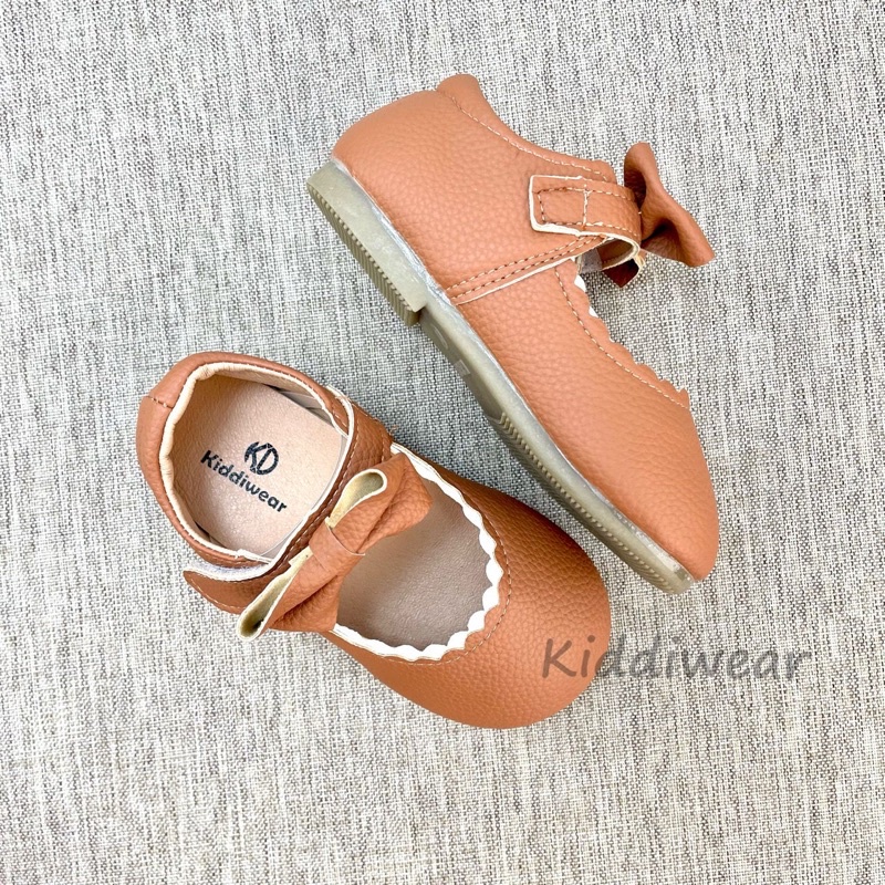 (Kiddiwear) Sepatu Sandal Flat Anak / Sepatu Sandal Selop Anak Cewe  Casual  Import Usia 1-5 Tahun MBK100