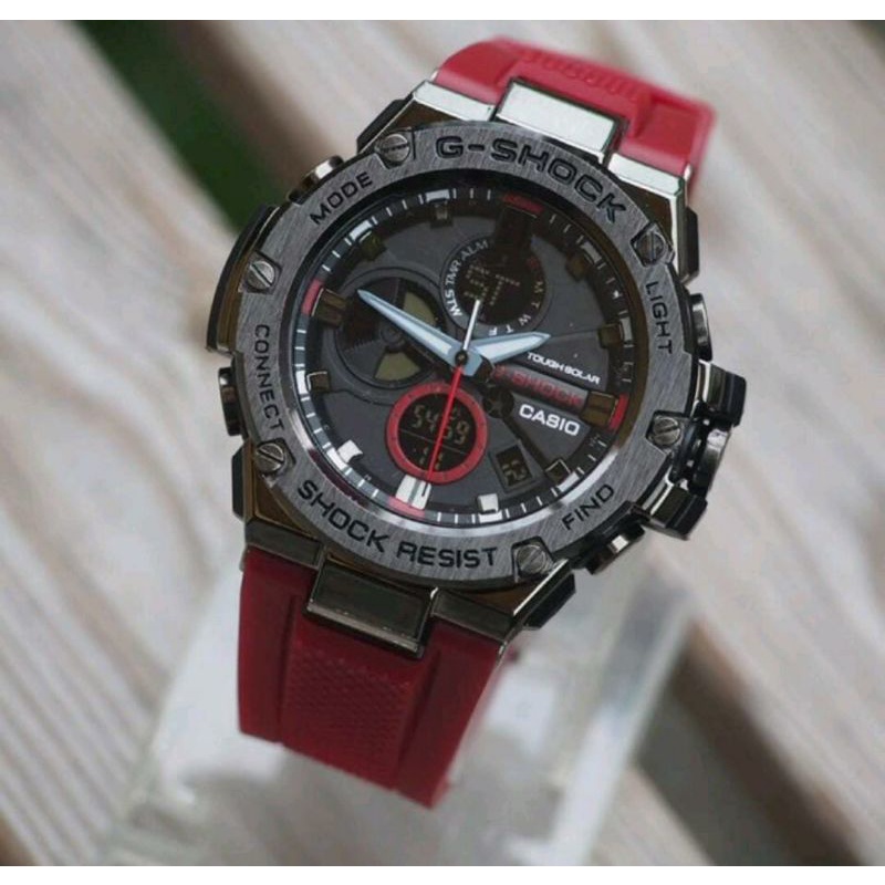 Jam Tangan GSTB8600 Jam Tangan GLS8600 Jam Tangan Besi Tahan Air Pria Jam Tangan Water Resist