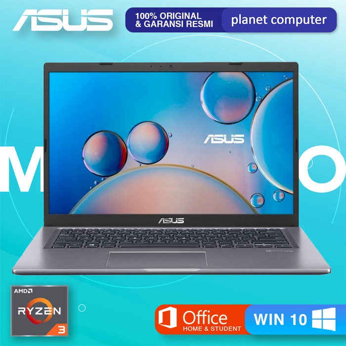 laptop Asus M415DAO 14&quot; FHD IPS Ryzen 3 3250 8GB 512SSD W10+OHS Resmi