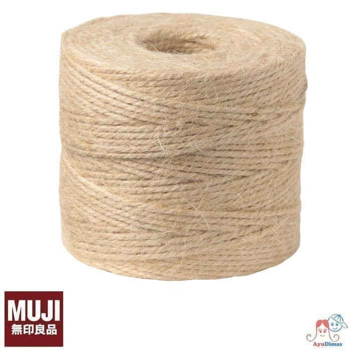 

MUJI Natural Jute Twine - Tali rami karung goni utk Art n Craft