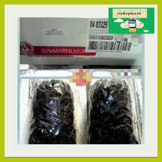 

5Yer67R- Kismis Merk Sun Maid, Raisins Sunmaid Repack 500Gram T7Rty67-