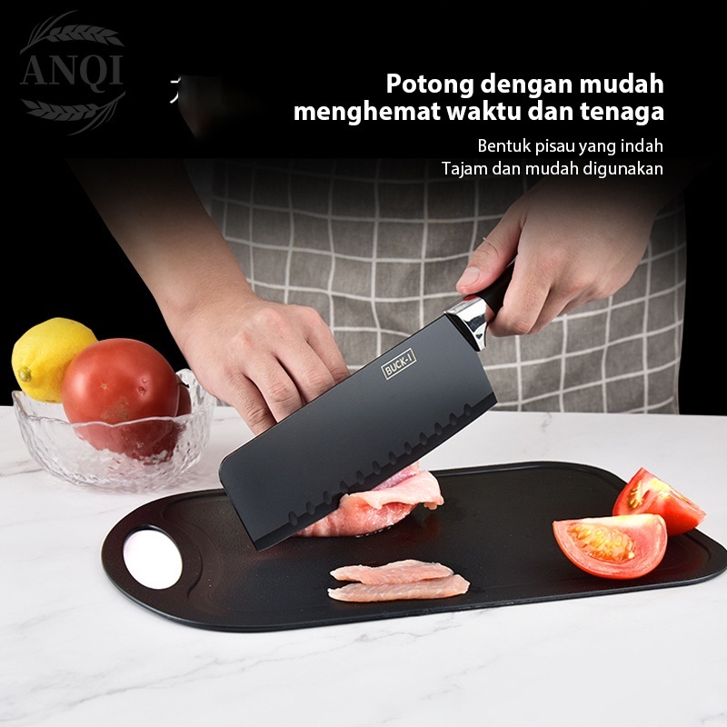 PISAU SET 7 IN 1 TALENAN /Poenscae KITCHEN KNIFE SET / Pisau Dapur Set FREE TALENAN MURAH