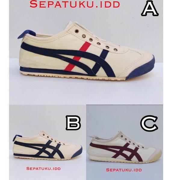 [PRODUK 0IVEM] Sepatu onitsuka tiger mexico slip on unisex 36/44 AKF