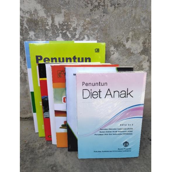 [KODE W5633] Buku Gizi ( Prinsip Dasar , Penuntun Diet , Konseling Gizi , NCP , Diet Anak , Azura ,
