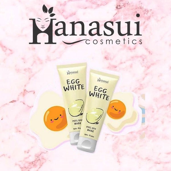 [ORI] Masker Telur Ampuh Mencerahkan dan Menghaluskan Kulit Wajah I Hanasui Egg Masker Peel of Mask 80 gram