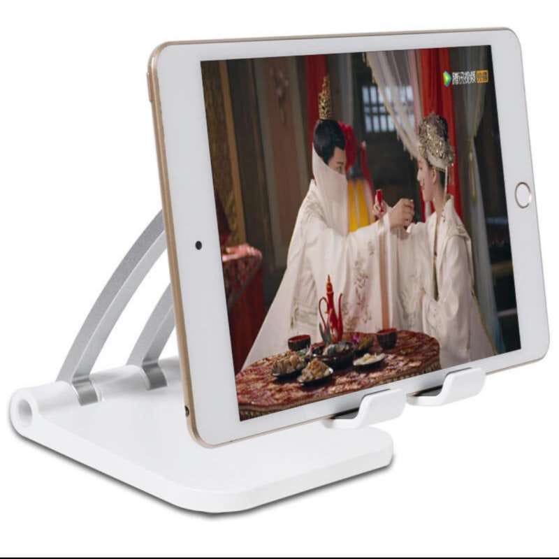 [WS]  Holder tablet Hp Full Stainless Folding Mobile Phone Desktop Stand Model-Q009