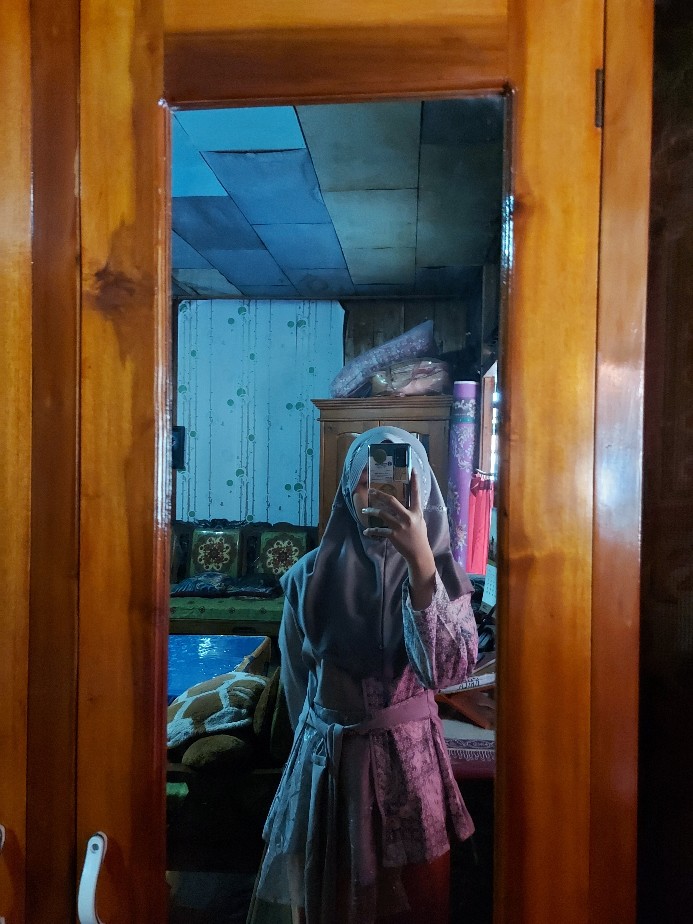 Batik Wanita Kekinian Blouse Batik Brokat Batik Kombinasi