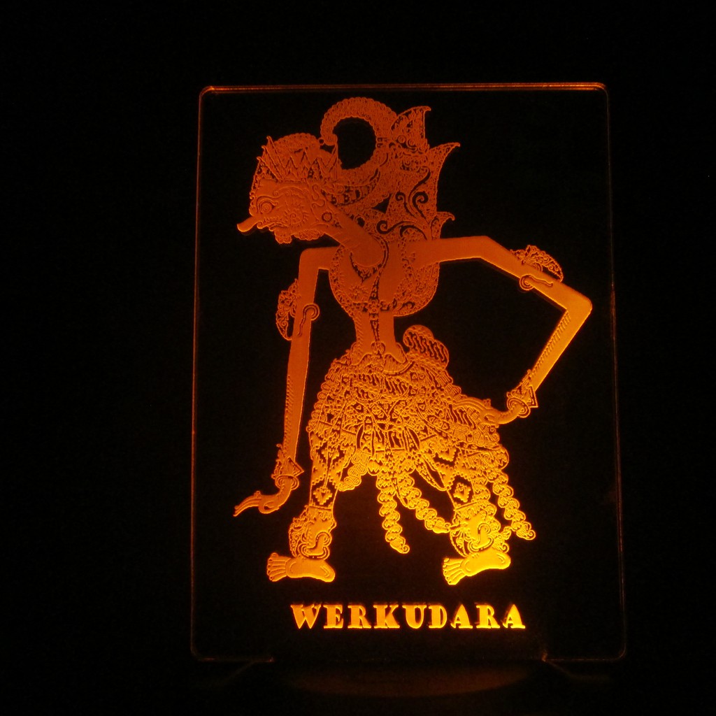 Lampu Tidur Akrilik Hias 3D LED