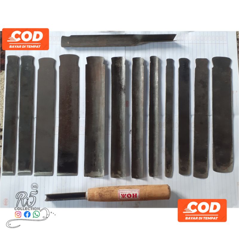 

PAHAT / TATAH SERBA 4PCS PENYILAT / PENILAB PENGUKU KOL LENGKUNG CORET & CORET V SATU SET