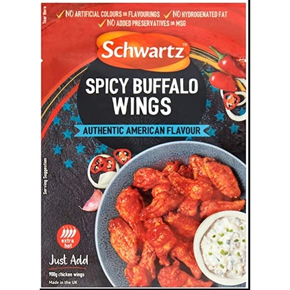 

Schwartz Spicy Buffalo Style Wing Sauce Bumbu Saus Sayap Ayam Buffalo