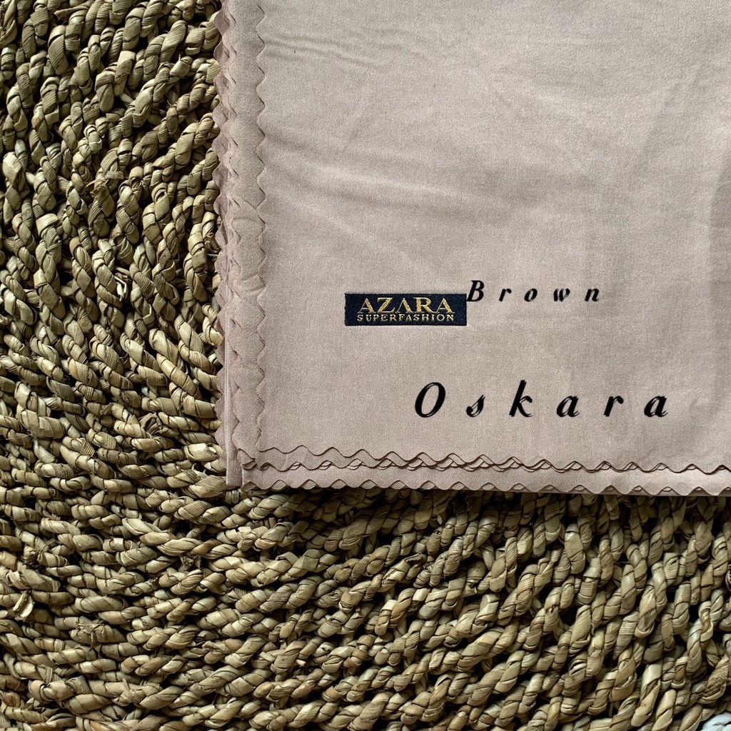 Jilbab Segi empat OSKARA by Azara part 2-BROWN oskara