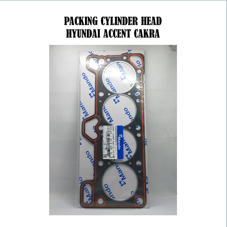 packing cylinder head hyundai accent cakra paking head hyundai accent cakra