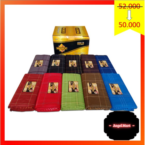 Sarung Wadimor Gold ISTIMEWA Wadimor Sarung Tenun Motif Donggala / Wadimor Gold