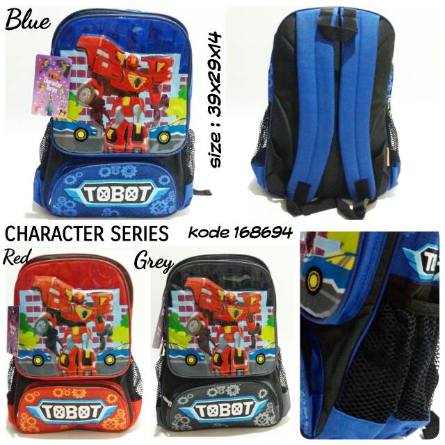 Tas sekolah ransel backpack anak cowo karakter CS 168694