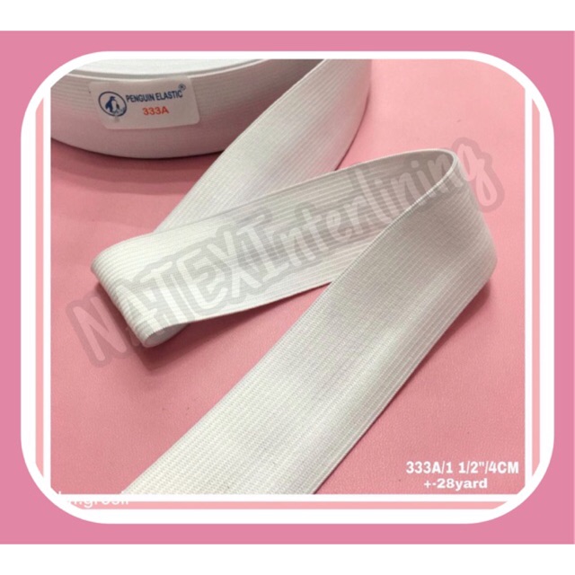 karet Elastis Celana Rok baju Jok Mobil Sofa Atau elastik Pinggang Sprei Ukuran 4cm dan 4,5cm