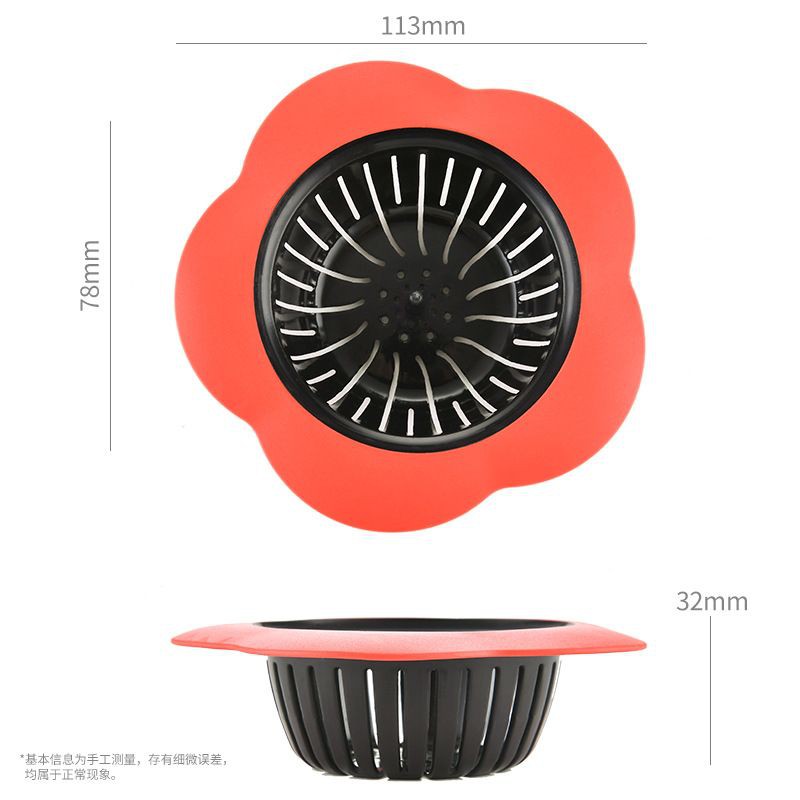 [4 PCS] Silicone Drain Cover/Kitchen Filter Silicone Sink Cover