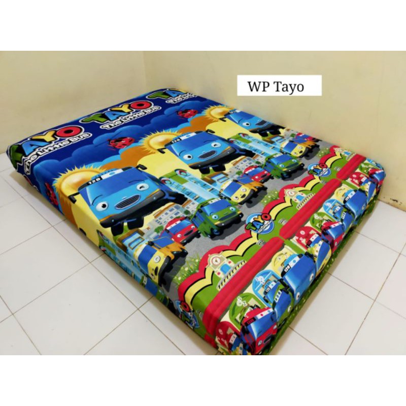 Sprei Tayo 3D | Sprei Motif Anak | Sprei karakter murah | sprei. murah
