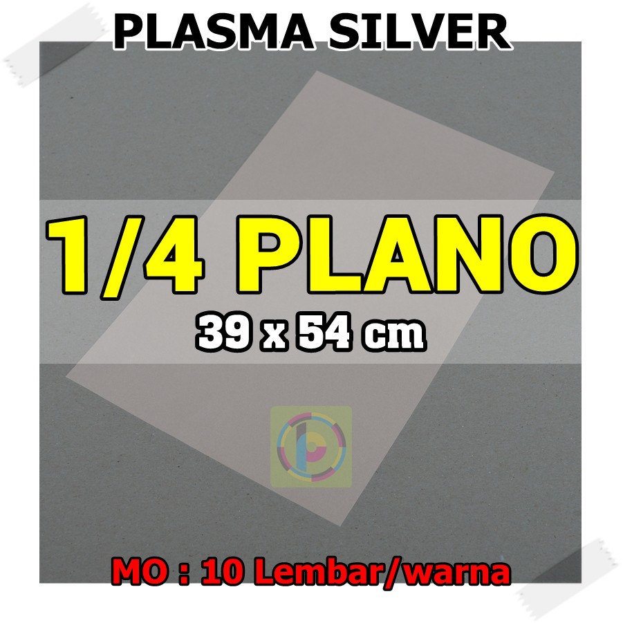 [HITS] Kertas Karton Jasmine Uk. 1/4 PLANO PLASMA SILVER PERAK KUNING