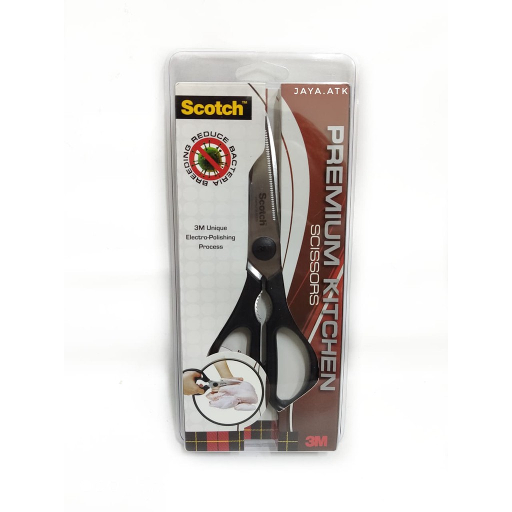 GUNTING DAPUR SERBAGUNA 3M SCOTCH KS-P STAINLESS STEEL KITCHEN SCISSORS KUALITAS BAGUS ANTI KARAT