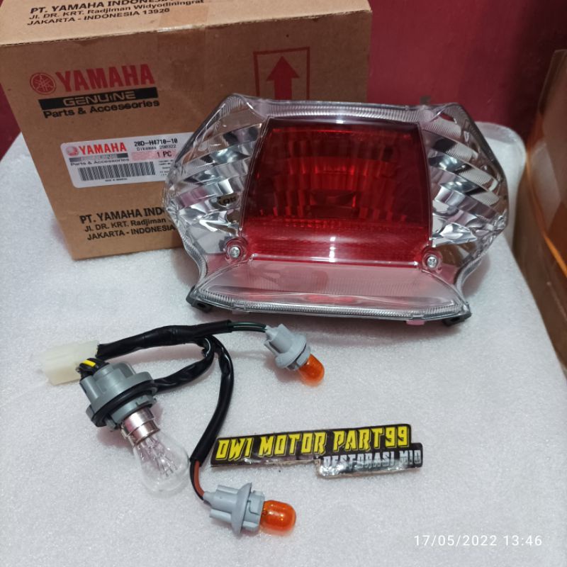 STOPLAMP LAMPU BELAKANG SET MIO SPORTY SMILE ORIGINAL ORI YAMAHA