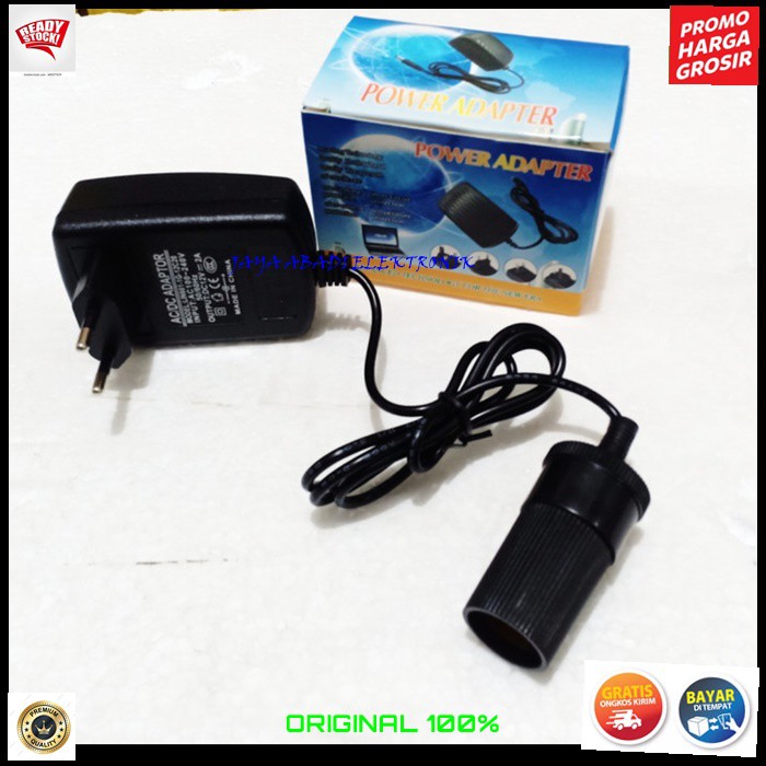 J387 ADAPTOR SOCKET LIGHTER 220 12 V POWER AC DC LISTRIK MOBIL CAR CHARGER W WATT ELEKTRONIK TEGANGAN CAS CASAN VOLT SETRUM UNIVERSAL MULTI INDIKATOR STABLIZER VOLTAGE ALAT UNRUK MENGUBAH LISTRIK RUMAH 12V DC MENJADI 220V AC COCOK UNTUK PERANGKAT ELEK