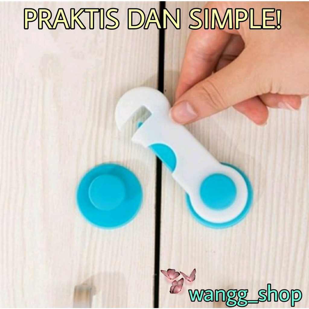 PENGAMAN LEMARI LACI DAN PERABOTAN LAIN DARI ANAK KECIL / BABY SAFETY LOCK / PENGAMAN FURNITURE RUMAH