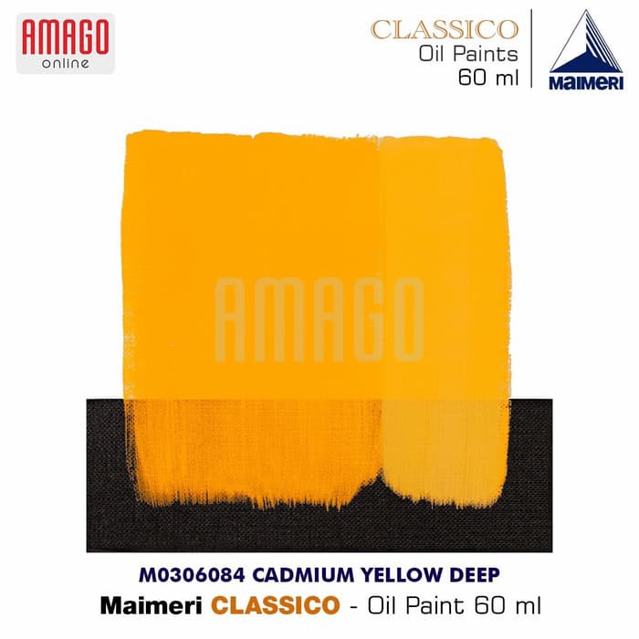 MAIMERI CLASSICO - OIL PAINT - CADMIUM YELLOW DEEP - 60ML - M0306084