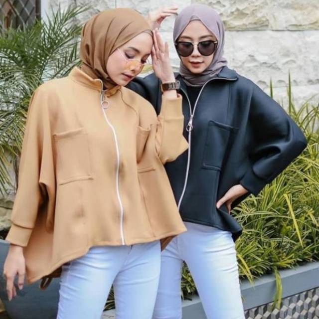 JAKET SCUBA / FLESI JAKET POLOS