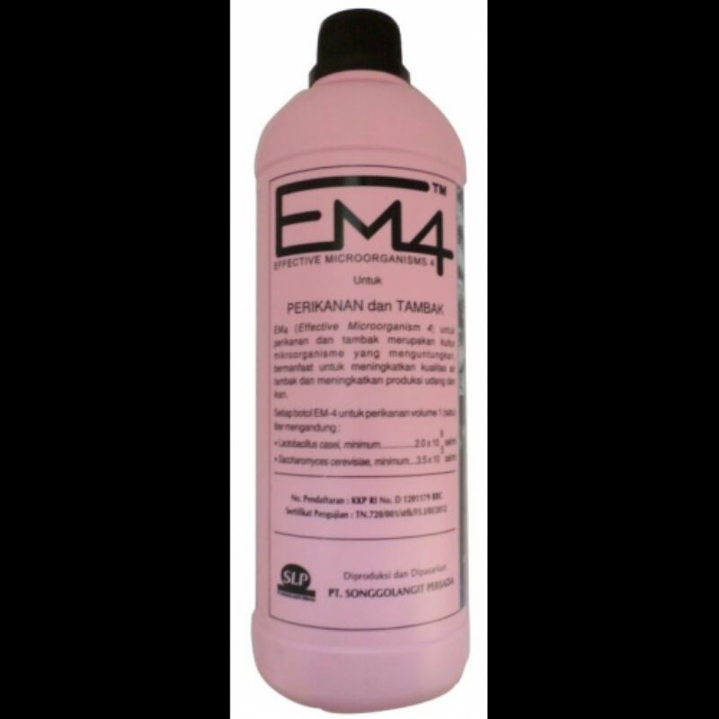 Bio Formulator Penghilang Bau Kolam Ikan Em4 Perikanan 1 liter